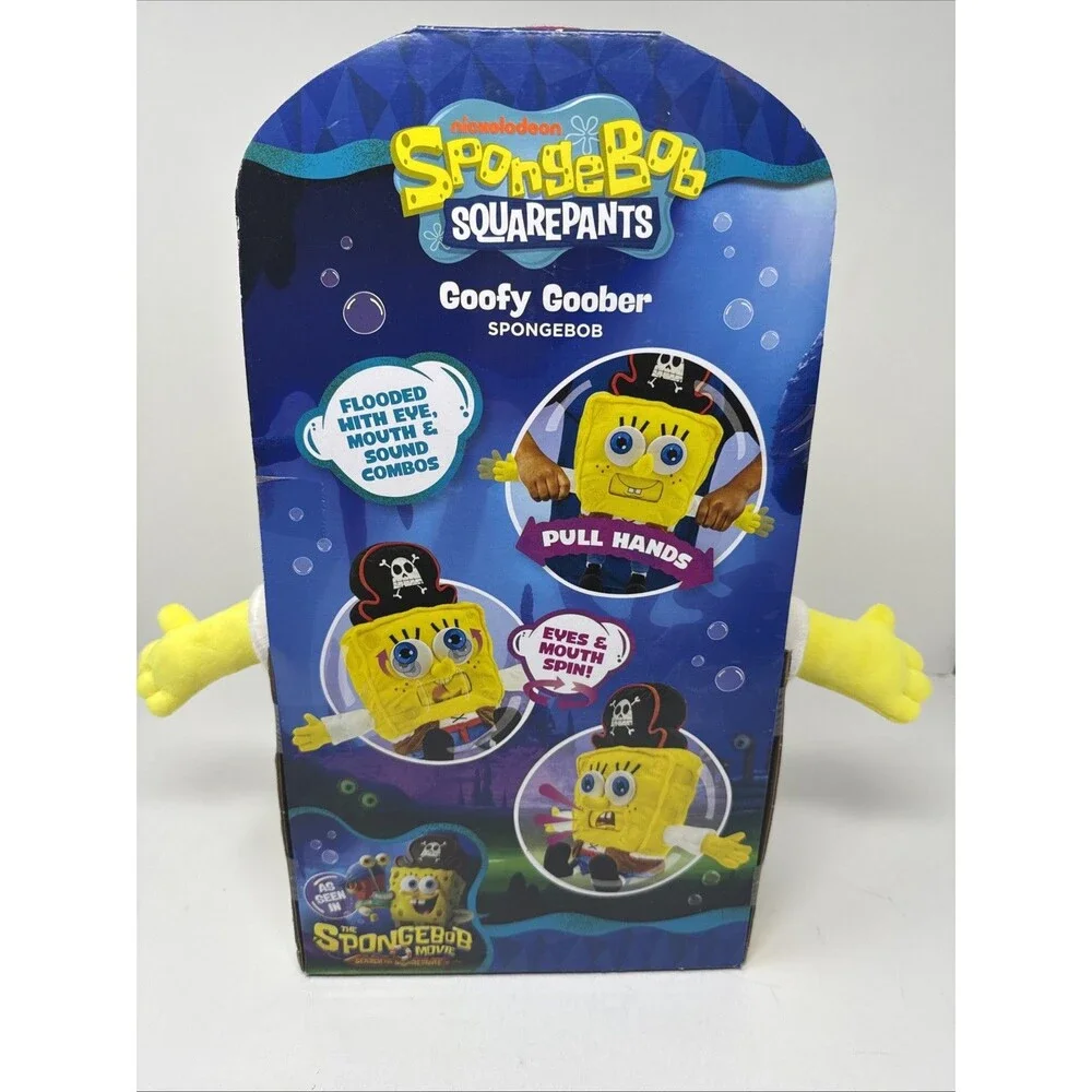 SpongeBob Search for Squarepants Goofy Goober 16” Feature Plush Movie NEW IN BOX